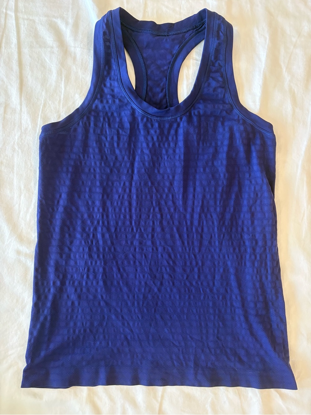 Athleta Electric Blue Momentum Seamless Tank